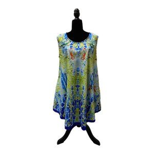 CW Classics Printed Sleeveless Top, Large, Pre-owned